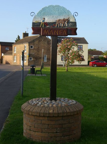 manea village sign